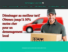 Tablet Screenshot of demenageur-low-cost.com